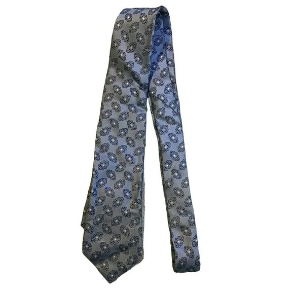 5/$10 Nicholas Joseph Floral Silk Tie 60" Blue Men - Picture 1 of 5